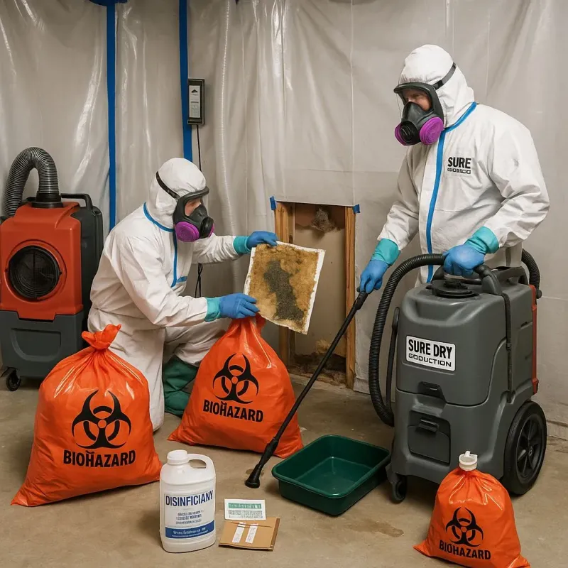 Contaminated Water Handling Protocols process in Cecil-Bishop, PA
