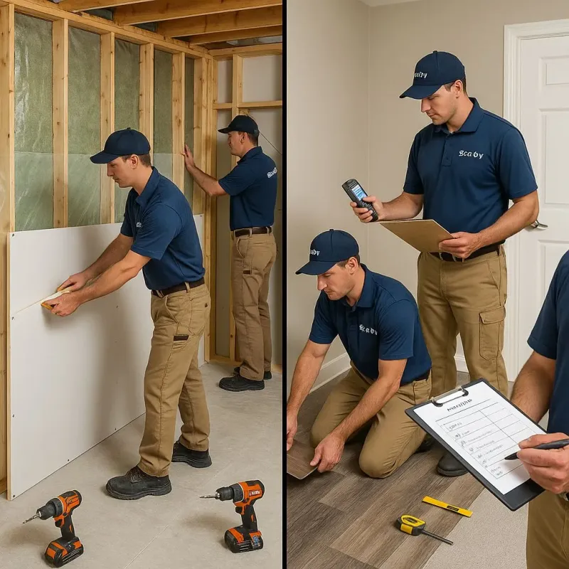Repairs and Reconstruction process in Cecil-Bishop, PA